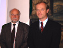 Christoph Bräuchle (links) und Michael Hallek von der LMU München
